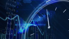 Animation of data processing online security padlock and scope scanning. Global digital interface technology and networking concept digitally generated video. - Powered by Shutterstock - Get 15% off with code: PIKWIZARD15