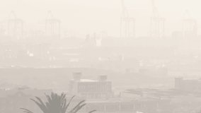 Animation of network of digital icons against aerial view of cityscape. Global networking and business technology concept - Powered by Shutterstock - Get 15% off with code: PIKWIZARD15