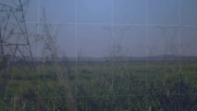 Animation of financial data processing with europe map and flag of uk over pylons. Global finances, business and digital interface concept digitally generated video. - Powered by Shutterstock - Get 15% off with code: PIKWIZARD15