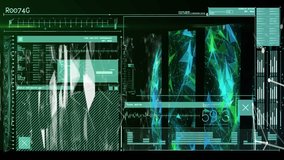 Animation of diverse data processing over digital screen. global connections, technology and digital interface concept digitally generated video. - Powered by Shutterstock - Get 15% off with code: PIKWIZARD15