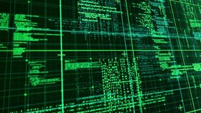 Animation of computer circuit board and data processing over grid. global data processing, computing and digital interface concept digitally generated video. - Powered by Shutterstock - Get 15% off with code: PIKWIZARD15