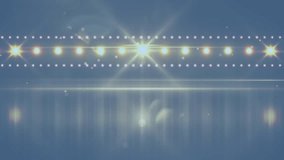 Animation of light spots and trails with bubbles on grey background. Abstract background, light and movement concept digitally generated video. - Powered by Shutterstock - Get 15% off with code: PIKWIZARD15