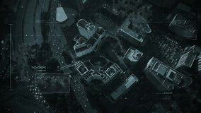 Animation of target text over cityscape and data processing. Global business and digital interface concept digitally generated video. - Powered by Shutterstock - Get 15% off with code: PIKWIZARD15