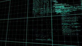 Animation of diverse data processing in green and black space black space black space. Global data research communication and digital interface technology concept digitally generated video. - Powered by Shutterstock - Get 15% off with code: PIKWIZARD15