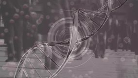 Digital animation of increasing numbers over round scanners and with copy space. Global shipping and connections concept digitally generated video. - Powered by Shutterstock - Get 15% off with code: PIKWIZARD15