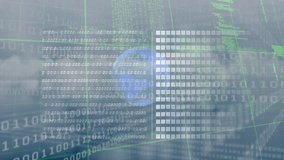 Animation of data processing over american dollar banknote. Global technology and data processing concept digitally generated video. - Powered by Shutterstock - Get 15% off with code: PIKWIZARD15