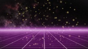 Animation of multiple zigzags over digital grid. Global communication network video game and digital interface background concept digitally generated video. - Powered by Shutterstock - Get 15% off with code: PIKWIZARD15