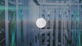 Animation of network of connections and network of connections and warehouse over warehouse. Global business finances connections and digital interface concept digitally generated video. - Powered by Shutterstock - Get 15% off with code: PIKWIZARD15