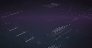 Animation of security padlock icon over data processing against purple background. Computer interface and cyber security technology concept - Powered by Shutterstock - Get 15% off with code: PIKWIZARD15