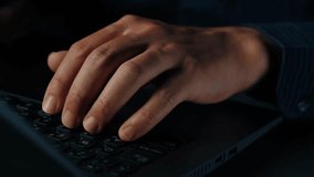 Hands Typing on Laptop with Digital Growth Metrics Dashboard for Business Analysis and Performance Tracking. Asymptotic smart data analytic. - Powered by Shutterstock - Get 15% off with code: PIKWIZARD15