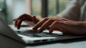 Hands Typing on Laptop with Digital Interface Showing Artificial Intelligence and Data Analytics Concepts in Modern Office Environment Gluon. - Powered by Shutterstock - Get 15% off with code: PIKWIZARD15