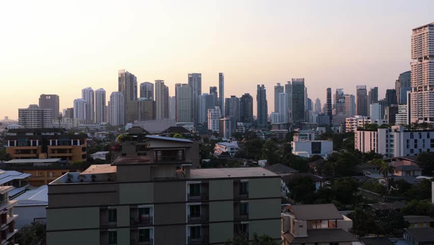 Aerial view of Bangkok