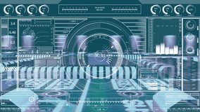 Animation of data processing over computer circuit board on black background. Global technology, finances and digital interface concept, digitally generated video. - Powered by Shutterstock - Get 15% off with code: PIKWIZARD15