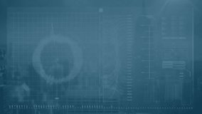 Animation of clock moving over screen with clock. Global digital interface technology and networking concept digitally generated video. - Powered by Shutterstock - Get 15% off with code: PIKWIZARD15