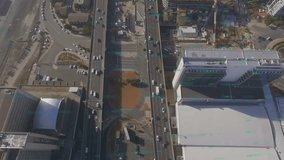 Animation of financial graphs over cityscape and road traffic. Global business, finance and economical crisis concept digitally generated video. - Powered by Shutterstock - Get 15% off with code: PIKWIZARD15