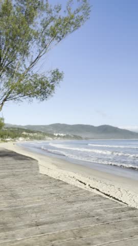 Garopaba beach in the morning. Santa Catarina, Brazil