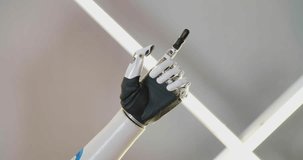 Close-up of a bionic hand in motion, demonstrating advanced robotics, prosthetic technology, and innovative healthcare solutions. - Powered by Shutterstock - Get 15% off with code: PIKWIZARD15