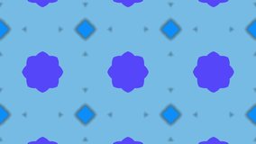 Seamless loop animated abstract colorful floral pattern with geometric shapes. flowing visual motion. - Powered by Shutterstock - Get 15% off with code: PIKWIZARD15