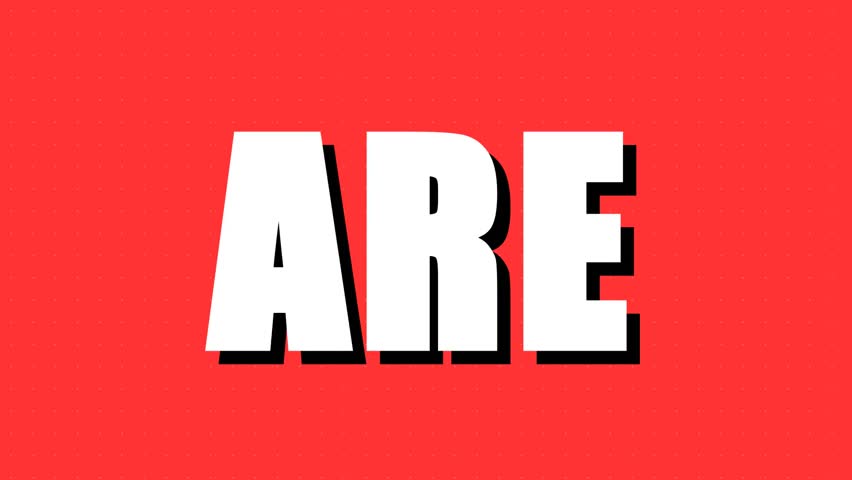 Fast Bold Kinetic Typography Stomp Opener Promo Animation Loop