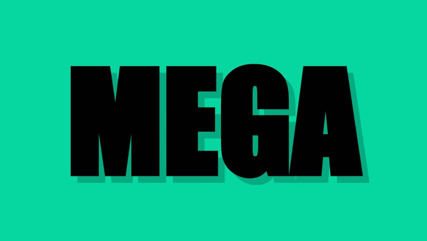Mega Sale Live Fast Kinetic Typography Stomp Promo 4K Loop