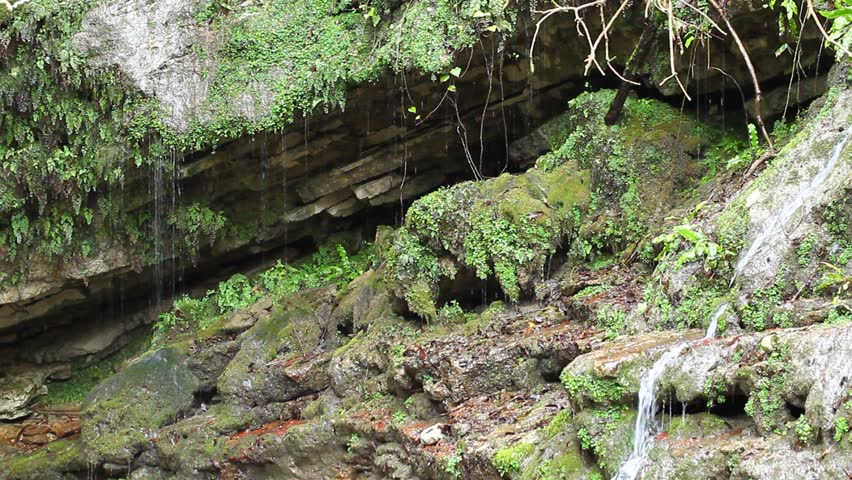 Small waterfall on national park