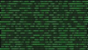 binary code stream,A clean and simple looping motion graphic featuring classic green binary code cascading down a screen, great for technology, coding, or data visualization. - Powered by Shutterstock - Get 15% off with code: PIKWIZARD15