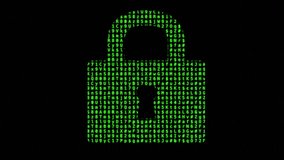 Digital Encryption Lock Made of Code Characters - Powered by Shutterstock - Get 15% off with code: PIKWIZARD15