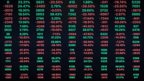 Digital data matrix with financial statistics - Powered by Shutterstock - Get 15% off with code: PIKWIZARD15