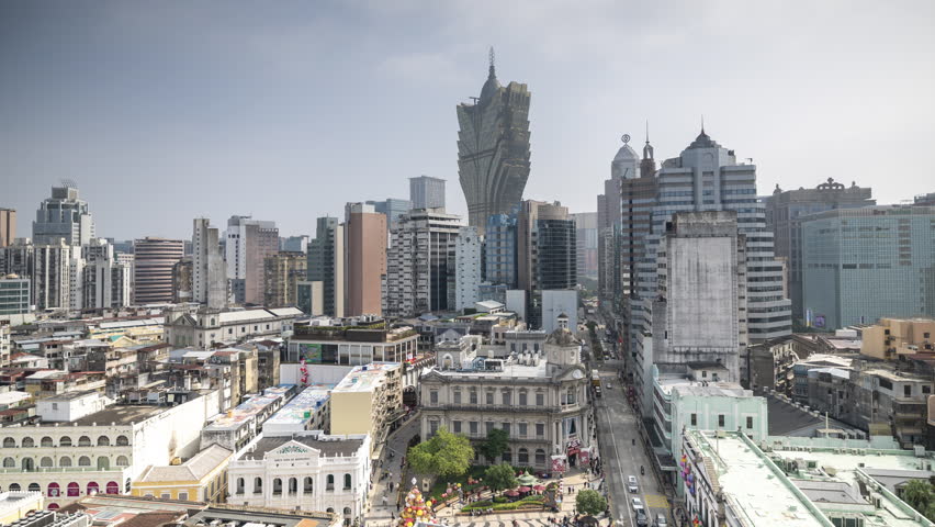 timelapse of the amazing macau skyline from a unique high vantage point