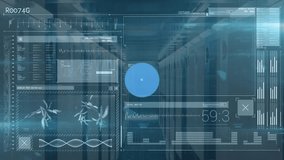 Single central node appearing, HUD network expanding and connecting blue icons to show data flow. Datacenter, holographic, overlay, visualization, servers, neon, mesh - Powered by Shutterstock - Get 15% off with code: PIKWIZARD15
