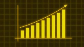 Declining Bar Graph with Downward Arrow on Yellow Digital Background.
A glowing blue bar chart animation showing a downward trend with a curved arrow, symbolizing financial decline, economic slowdown, loss, recession, or decreasing performance. Ideal for business presentations, financial reports, stock market analysis, economy news, data visualization, analytics dashboards, and corporate motion graphics projects. - Powered by Shutterstock - Get 15% off with code: PIKWIZARD15