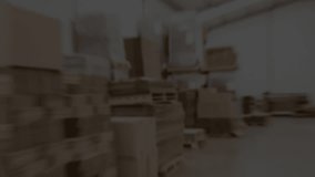 Animation of globe and network of connections with people icons over warehouse. global connections, shipping, logistics, business and data processing concept digitally generated video. - Powered by Shutterstock - Get 15% off with code: PIKWIZARD15