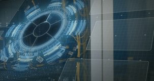 Animation of text with globe and network of connections. Global digital interface technology and networking concept digitally generated video. - Powered by Shutterstock - Get 15% off with code: PIKWIZARD15