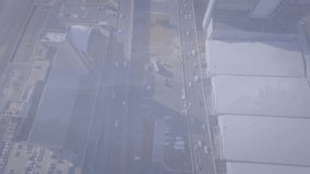 Animation of businessman handshake over cityscape. Global finance, business and data processing concept digitally generated video. - Powered by Shutterstock - Get 15% off with code: PIKWIZARD15