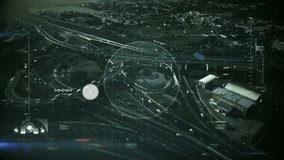 Animation of network of connections with icons over road traffic. global connections, transport, data processing and technology concept digitally generated video. - Powered by Shutterstock - Get 15% off with code: PIKWIZARD15