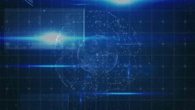 Animation of network of connections and data processing against spinning human brain icon. Medical research and science technology concept - Powered by Shutterstock - Get 15% off with code: PIKWIZARD15