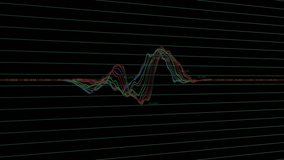 Football player stepping into grid using helmet and wrist device, waveform pulsing for sports tech. Athlete, sportswear, dynamic, futuristic, digital, movement, innovation - Powered by Shutterstock - Get 15% off with code: PIKWIZARD15