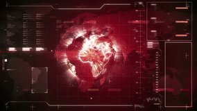 Animation of globe and network of connections and data processing on screen. global connections, business and data processing concept digitally generated video. - Powered by Shutterstock - Get 15% off with code: PIKWIZARD15