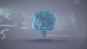 Animation of mathematical equations over globe of network of vr headset. Global science digital interface technology and networking concept digitally generated video. - Powered by Shutterstock - Get 15% off with code: PIKWIZARD15