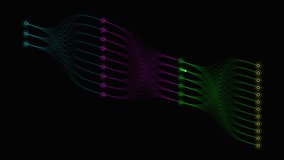 Futuristic Cyber Brain Network Animation with Neon Data Streams, Artificial Intelligence Infrastructure, Advanced Neural Architecture, High Tech Digital System Visualization for Business, and Science  - Powered by Shutterstock - Get 15% off with code: PIKWIZARD15