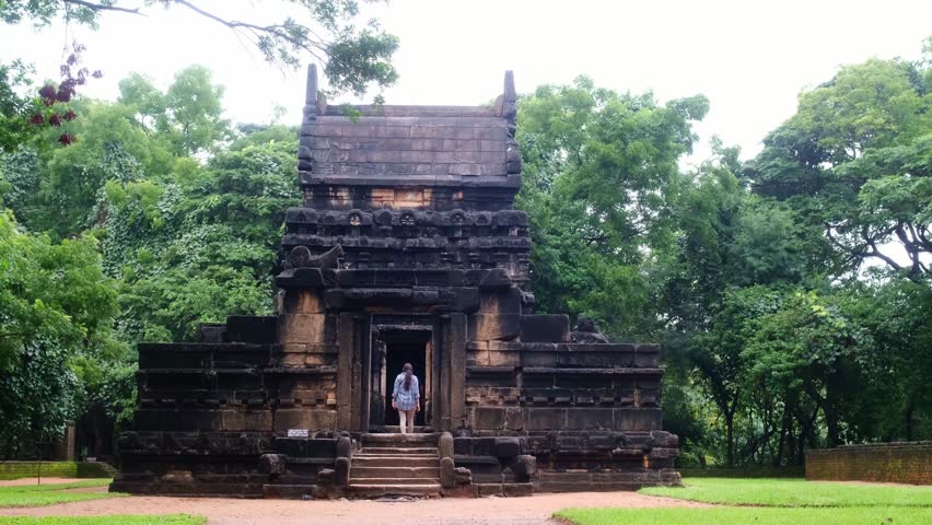 Nalanda Gedige  Historical landmark.Matale,Sri Lanka.
Stone remains of an 8th-10th century Hindu Dravidian style temple  Sri Lanka