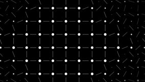 Abstract Digital Grid Animation with Moving Dots and Lines - Geometric Wave Motion Loop - Powered by Shutterstock - Get 15% off with code: PIKWIZARD15