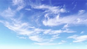 Beautiful Cirrus Clouds Drifting in Bright Blue Sky Atmosphere - Powered by Shutterstock - Get 15% off with code: PIKWIZARD15