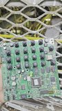Industrial electronic control circuit board with multiple push buttons and integrated circuits, printed circuit board (PCB) used in machinery control systems, close-up of electronic components, automation technology, electrical engineering and industrial electronics concept. - Powered by Shutterstock - Get 15% off with code: PIKWIZARD15
