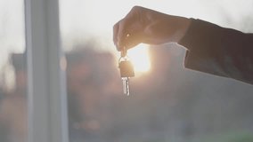 Real estate agent hands over house keys to clients, symbolizing homeownership, property transactions, and successful real estate deals. - Powered by Shutterstock - Get 15% off with code: PIKWIZARD15