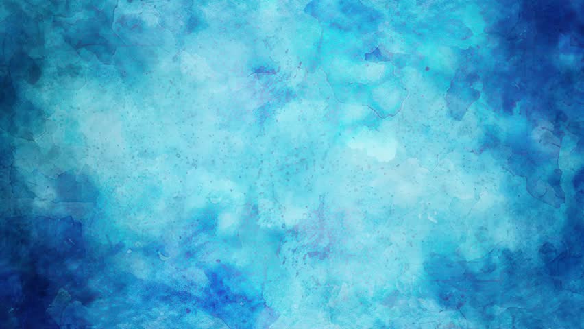 Bright turquoise watercolor background, dreamy blue gradient texture, abstract light ink flow, vivid cloud-like pattern, subtle analog overlay, hand painted feel