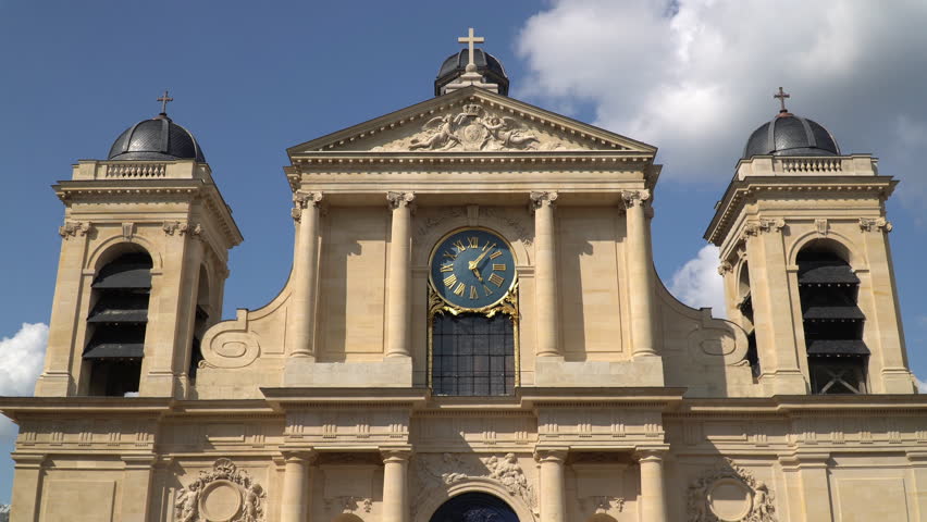 The Church of Notre-Dame in located in Versailles, Paris, France