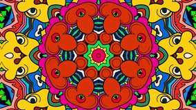 Colorful kaleidoscope pattern with abstract floral and geometric shapes - Powered by Shutterstock - Get 15% off with code: PIKWIZARD15