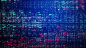 Futuristic digital data interface visualizing massive streams of information, system codes, percentages, and analytics panels in a deep blue sci-fi HUD environment, cybersecurity - Powered by Shutterstock - Get 15% off with code: PIKWIZARD15