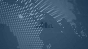 Animation of moving clock over data processing with digital cityscape on black background. Global technology, computing and digital interface concept digitally generated video. - Powered by Shutterstock - Get 15% off with code: PIKWIZARD15